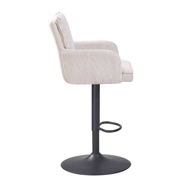 Barstuhl MOROYA 2er-Set Cremeweiß