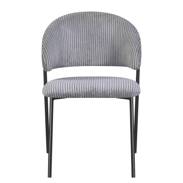 Set di 2 sedie imbottite CIMUDA Grigio