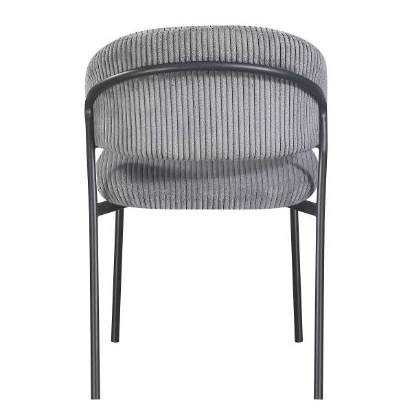 Set di 2 sedie imbottite CIMUDA Grigio