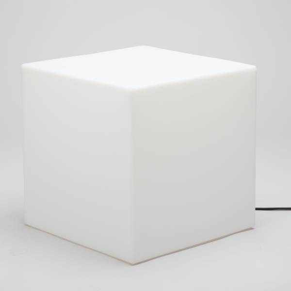 Borne lumineuse Cuby modèle A 40 x 40 cm - Blanc froid