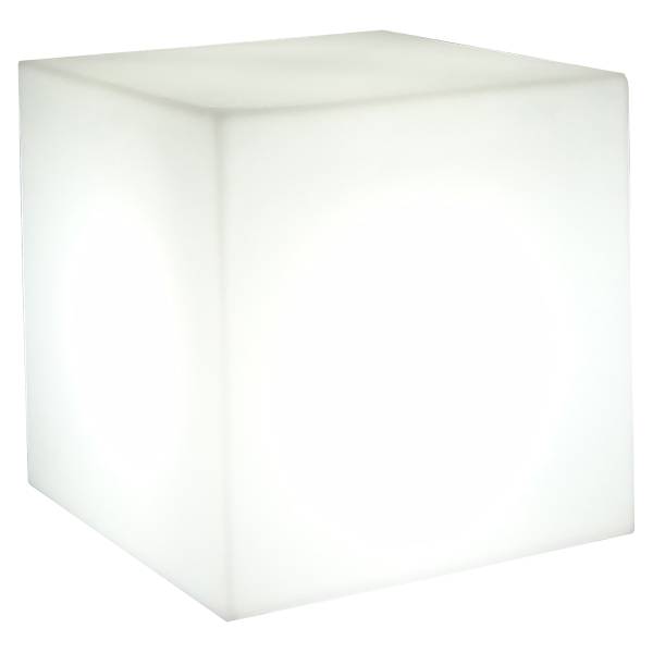 Borne lumineuse Cuby modèle A 40 x 40 cm - Blanc froid