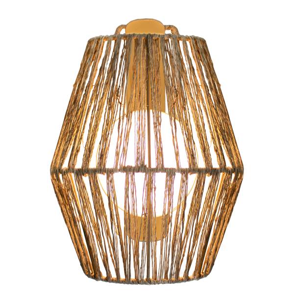 Außenwandleuchte Sisine Rattan - Braun - 1-flammig