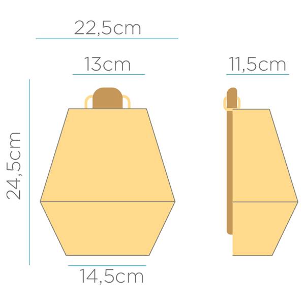 Außenwandleuchte Sisine Rattan - Braun - 1-flammig