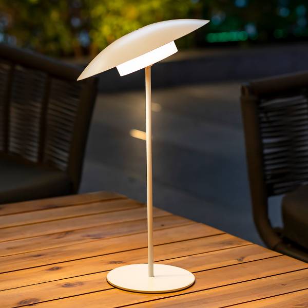 Lampada da tavolo outdoor Sardinia Bianco