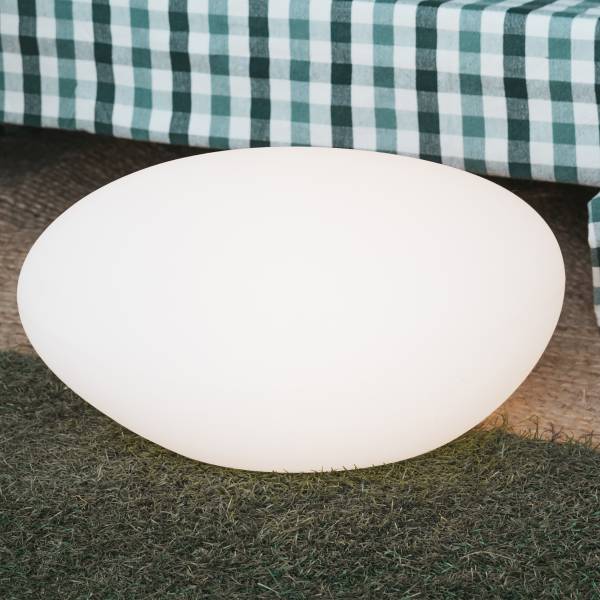 Solarwegeleuchte Petra Typ A Kunststoff - Weiß - 1-flammig - 40 x 20 cm