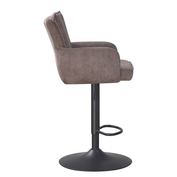 Chaises de bar MOROYA - Lot de 2 Taupe