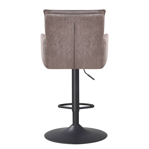 Chaises de bar MOROYA - Lot de 2 Taupe