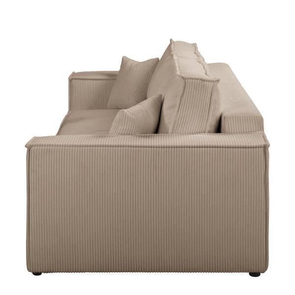 Schlafsofa PARTON Cordstoff Poppy: Cappuccino