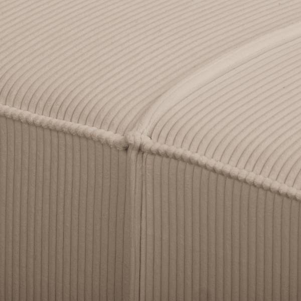 Schlafsofa PARTON Cordstoff Poppy: Cappuccino