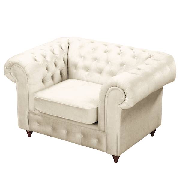 Sessel Avoli Microfaser Valeria: Creme