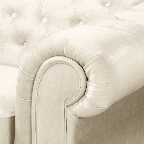 Sessel Avoli Microfaser Valeria: Creme