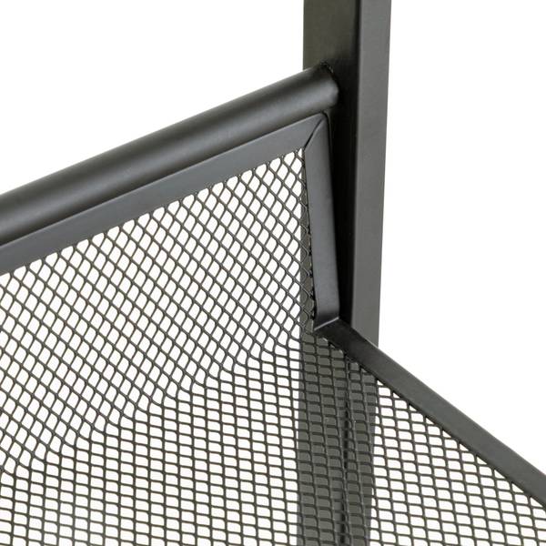 Schuhregal Tecnor Metall - Schwarz - Höhe: 83 cm