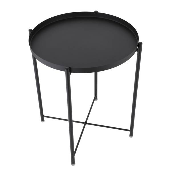 Beistelltisch Amicus Metall - Schwarz