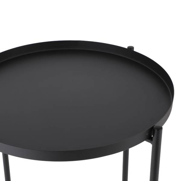 Beistelltisch Amicus Metall - Schwarz