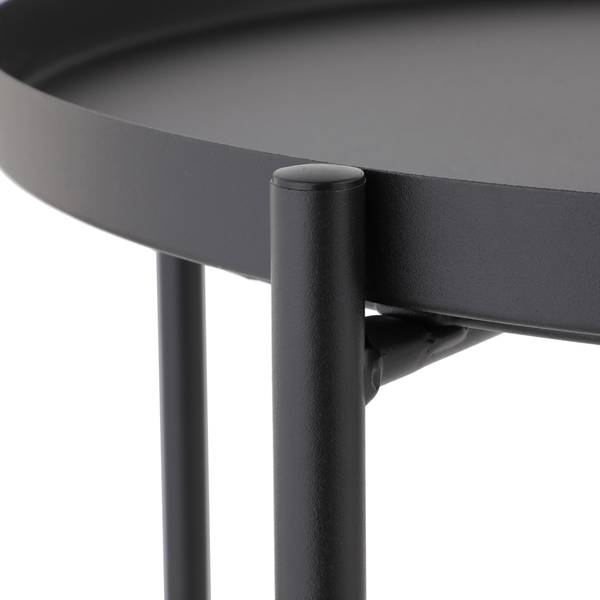 Beistelltisch Amicus Metall - Schwarz