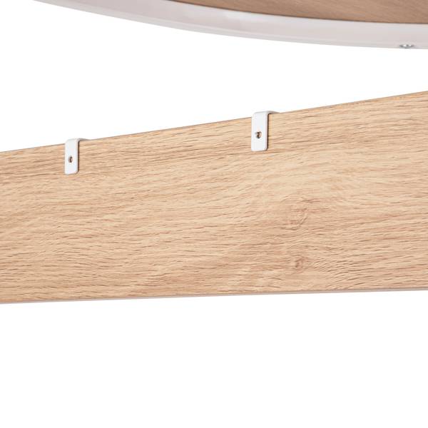 Eckgarderobe Burdie Eiche Dekor / Weiß