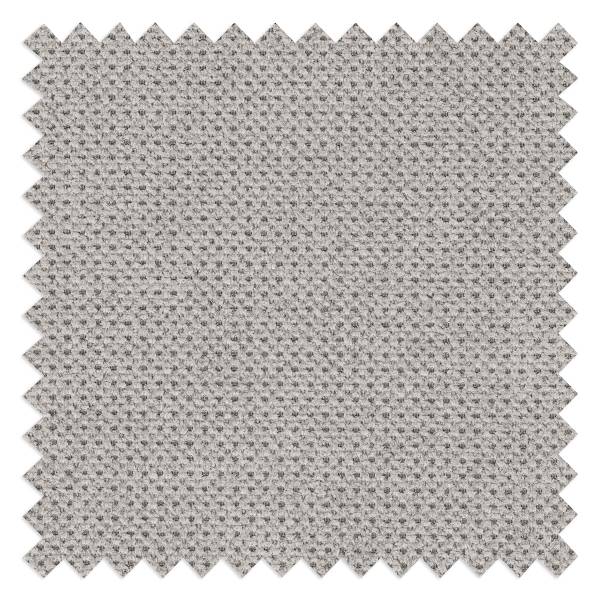 Lit capitonné Belameda Tissu structuré Cosma: Gris clair - 160 x 200cm