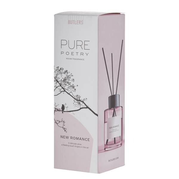 Parfum d'ambiance PURE POETRY NEWROMANCE Verre/polyester/parfum d'ambiance/métal - Rose - Quantité de remplissage : 150 ml