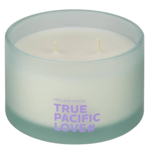 Bougie MELLOW MOOD True Pacific Love Cire de soja / Paraffine / Verre / Métal - Menthe