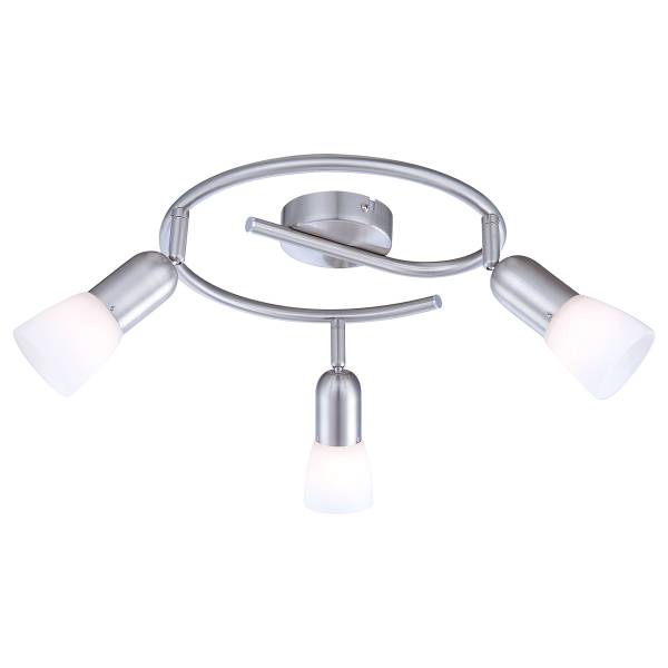 Lampada da soffitto Cathy B Vetro opalino / Ferro - 3 punto luce