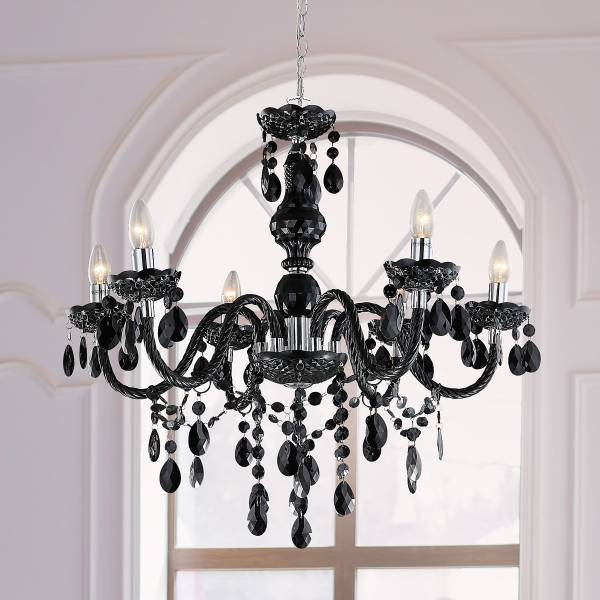 Lampadario Cuimbra A Vetro acrilico / Ferro - 6 punti luce