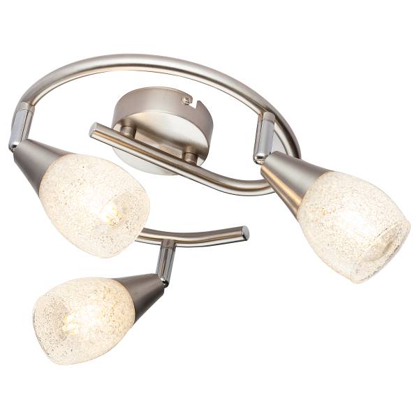 Lampada da soffitto Franziska B Vetro trasparente / Ferro - 3 punto luce