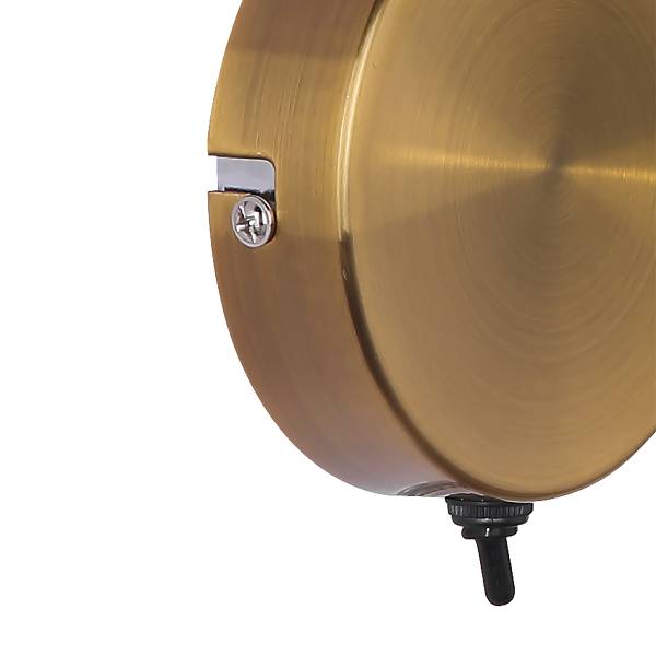 Lampada da parete Eddy Ferro - 1 punti luce