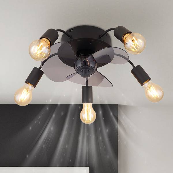 Lampada da soffitto Alisha Vetro acrilico / Ferro - 5 punti luce