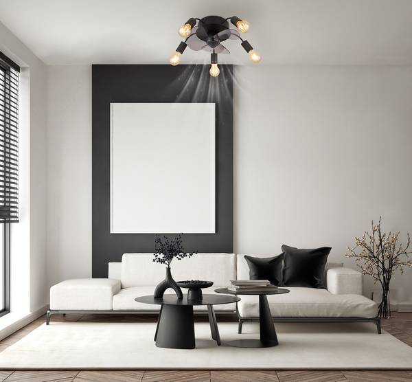 Lampada da soffitto Alisha Vetro acrilico / Ferro - 5 punti luce