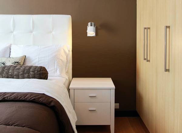 Wandleuchte Brisbon Typ A Eisen - 1-flammig - Weiß