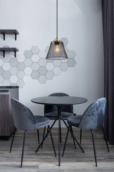 Lampada a sospensione Baku A ferro - Numero di lampadine necessarie: 1