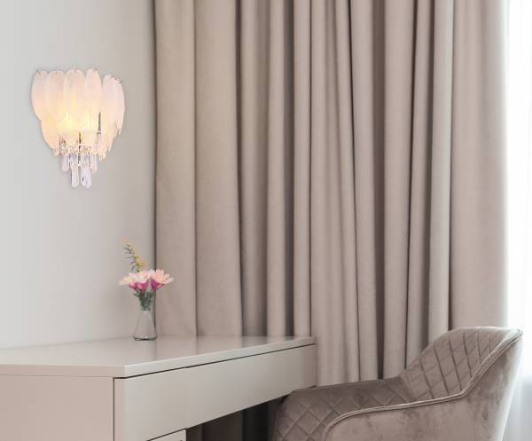 Lampada da parete Dalton Vetro acrilico / Ferro - 3 punti luce