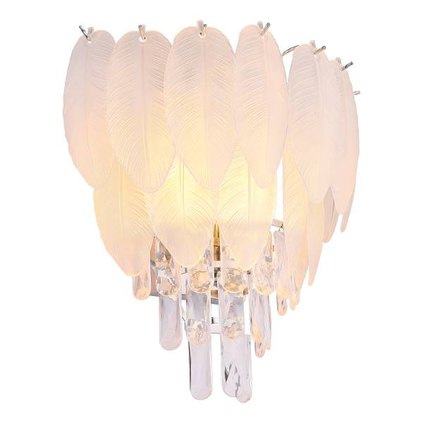 Lampada da parete Dalton Vetro acrilico / Ferro - 3 punti luce