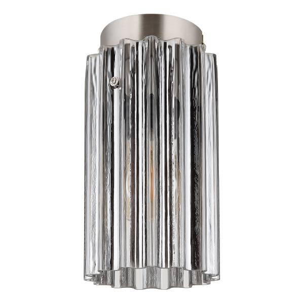 Lampada da soffitto Cayden Vetro trasparente / Ferro - 1 punto luce