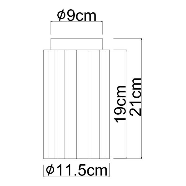 Lampada da soffitto Cayden Vetro trasparente / Ferro - 1 punto luce