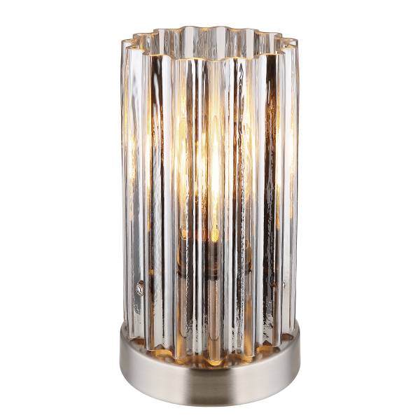 Lampada da tavolo Cayden Vetro trasparente / Ferro - 1 punto luce