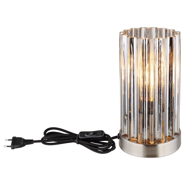 Lampada da tavolo Cayden Vetro trasparente / Ferro - 1 punto luce