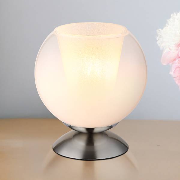 Tafellamp Barry type A opaalglas/ijzer - 1-lichts