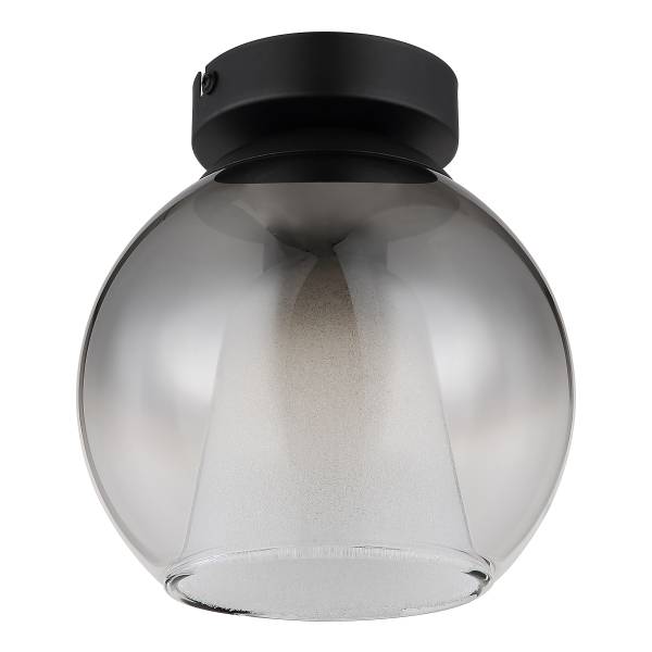 Lampada da soffitto Barry B Vetro fumè / Ferro - 1 punti luce