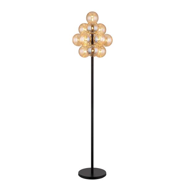 Lampada da terra Conor Vetro / Ferro - 13 punti luce - Beige