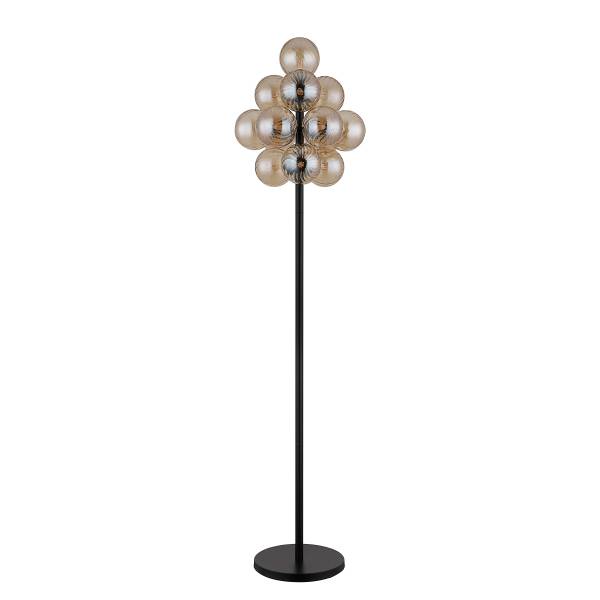 Lampada da terra Conor Vetro / Ferro - 13 punti luce - Beige