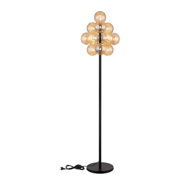Lampada da terra Conor Vetro / Ferro - 13 punti luce - Beige