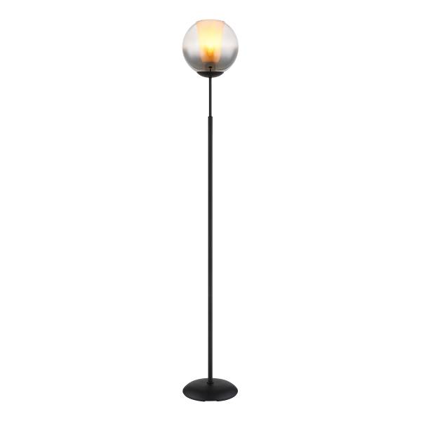 Lampada da terra Barry B Vetro fumè / Ferro - 1 punti luce