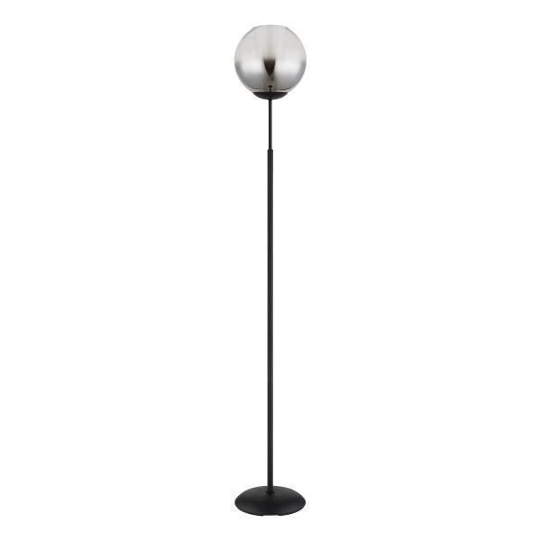 Lampada da terra Barry B Vetro fumè / Ferro - 1 punti luce