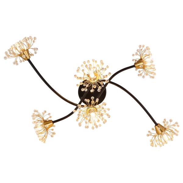 Lampada da soffitto Fiore Vetro acrilico / Ferro - 6 punti luce