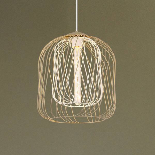 Lampada a sospensione Dichti D Ferro - 1 punti luce - Beige