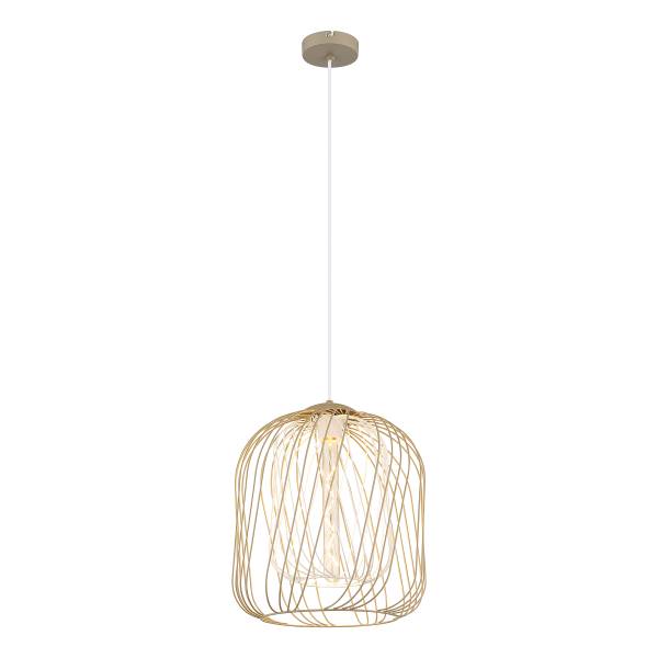 Lampada a sospensione Dichti D Ferro - 1 punti luce - Beige