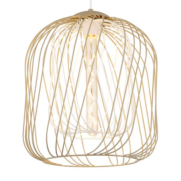 Lampada a sospensione Dichti D Ferro - 1 punti luce - Beige