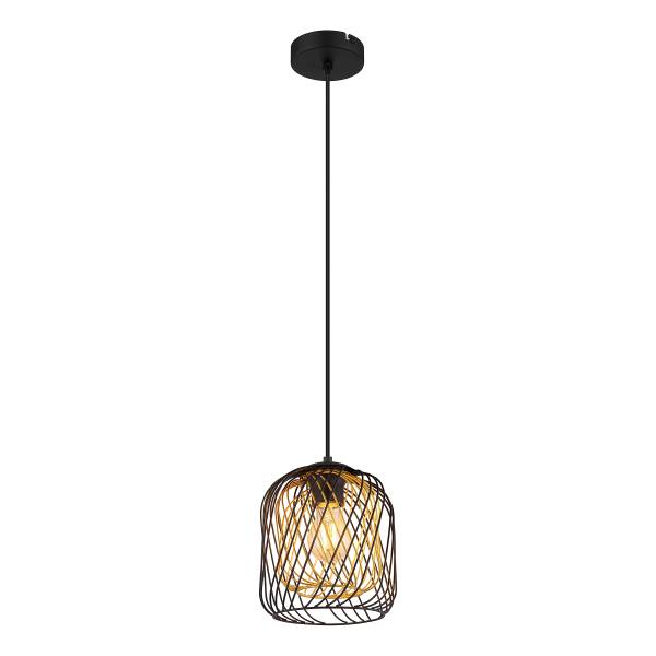 Hanglamp Dichti type C ijzer - 1-lichts - zwart