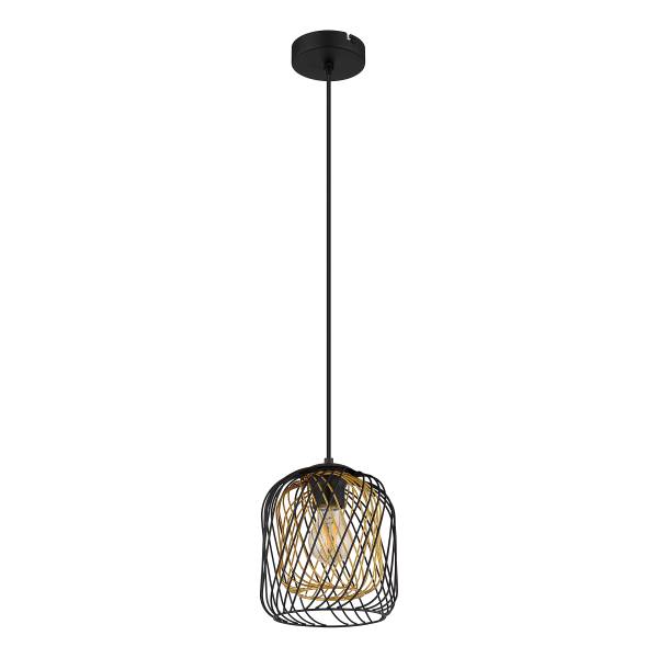 Hanglamp Dichti type C ijzer - 1-lichts - zwart